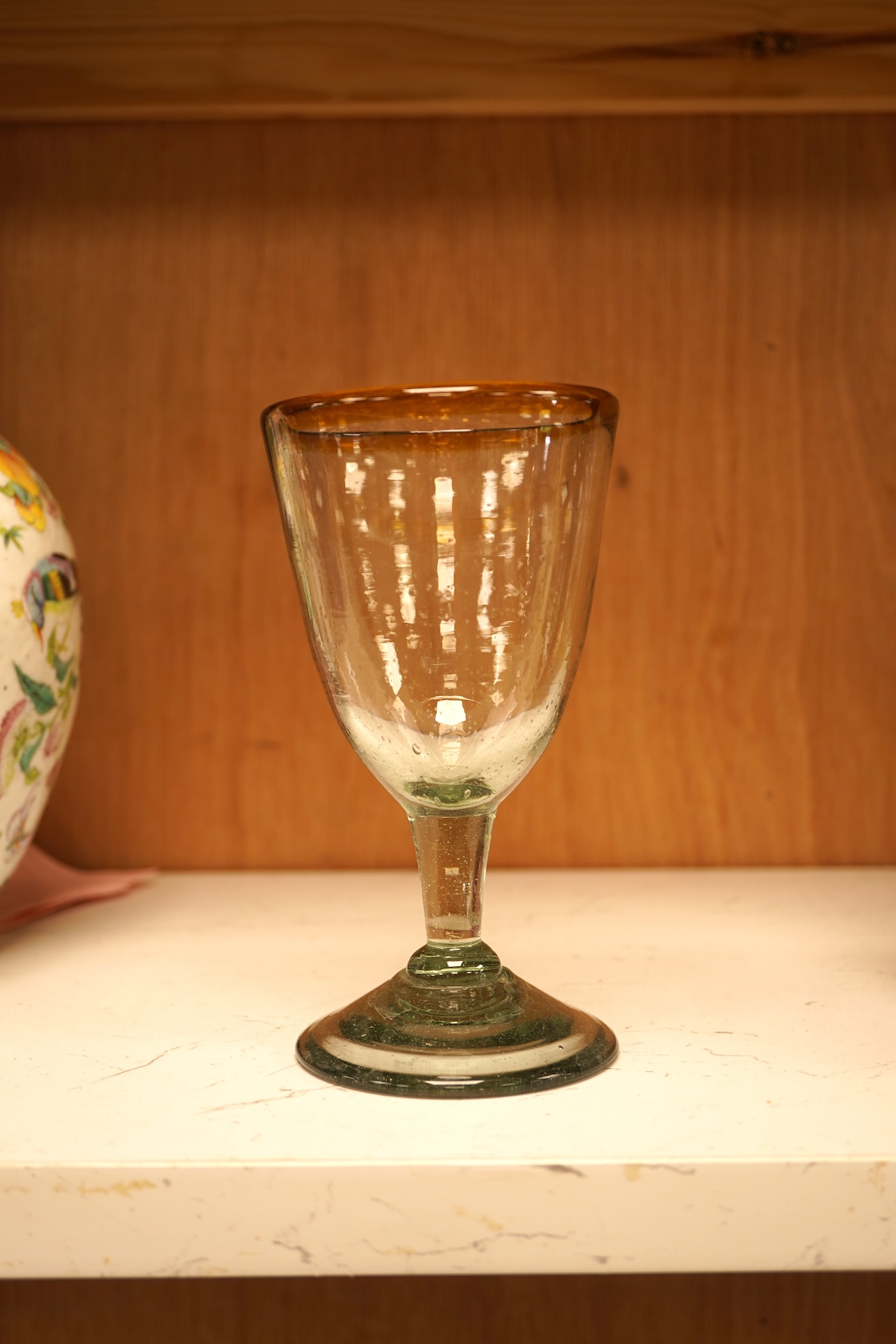 A collection of glassware to include Edinburgh crystal and Tudor, Worcester part tea set and two Hunting interest cups and saucers, largest glass 16cm high